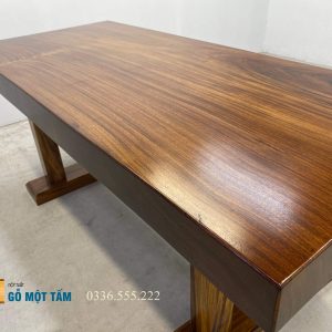 bàn làm việc gỗ tự nhiên 8