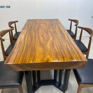 bộ bàn gỗ lim nguyên tấm