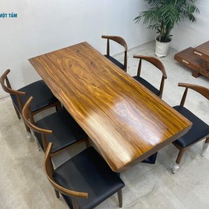 bộ bàn gỗ tự nhiên nguyên tấm(1)