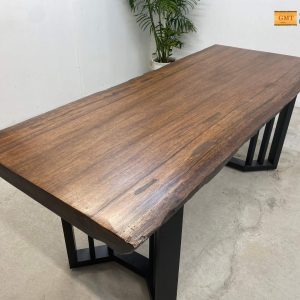 bàn gỗ lim nâu nguyên