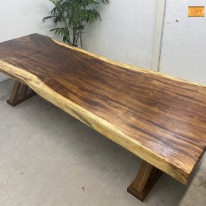 bàn ăn gỗ tự nhiên nguyên tấm