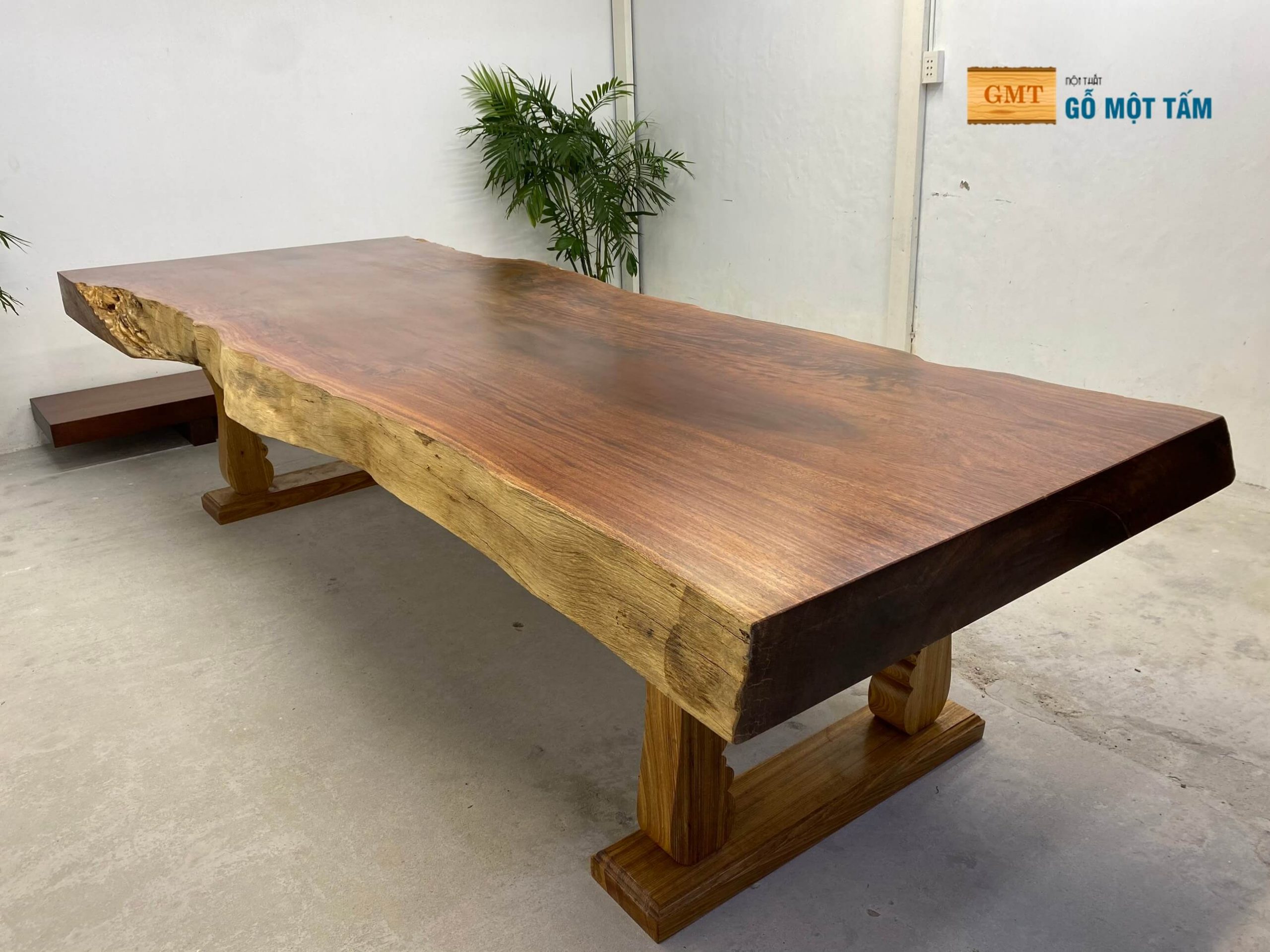 bàn gỗ cẩm hồng nguyên khối